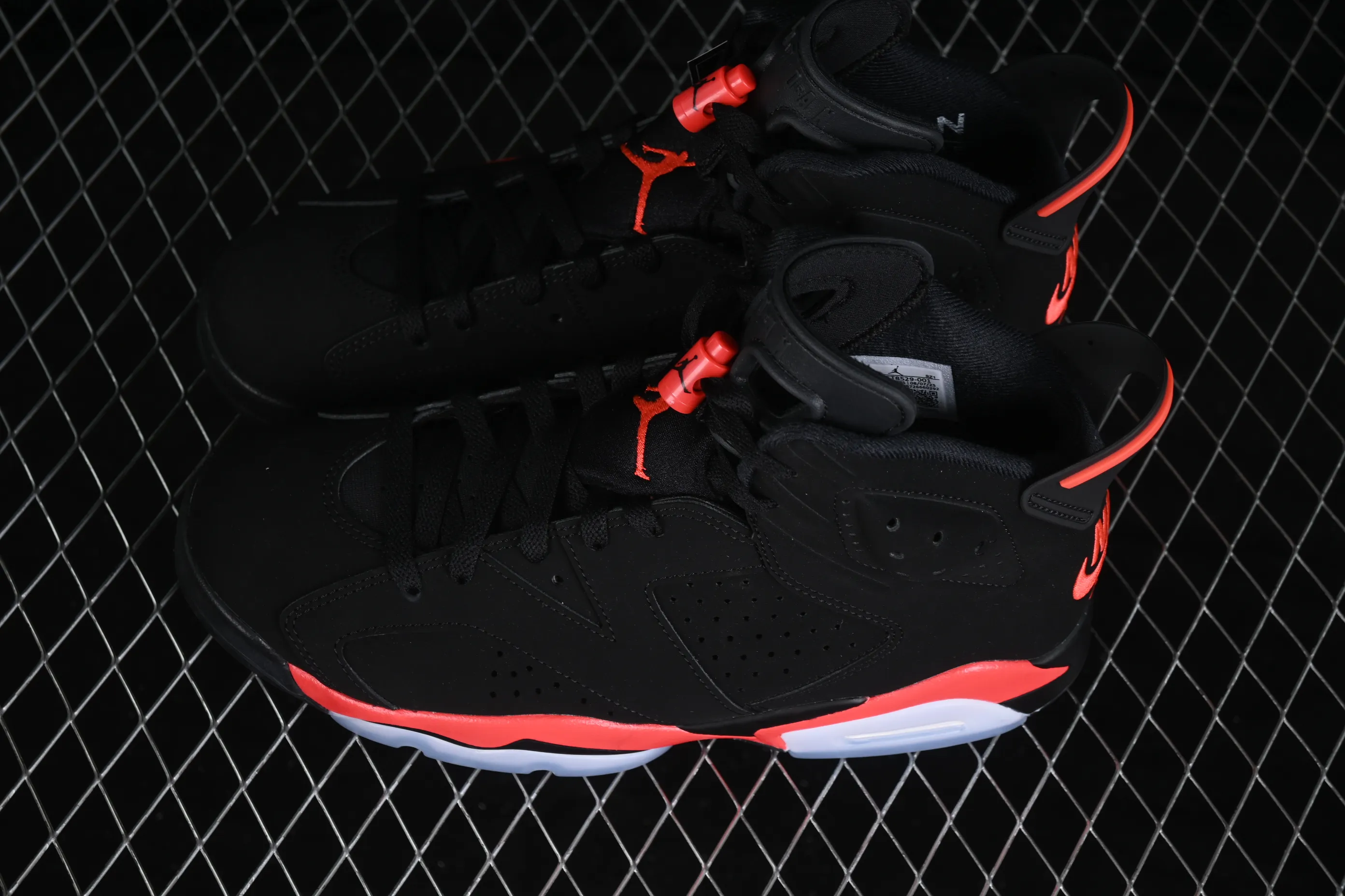 All categories Air Jordan Jordan series basketball shoes Air Jordan 6 GX foreign trade version Air Jordan 6 "Infrared" AJ6 Joe 6 new black infrared CT8529-001